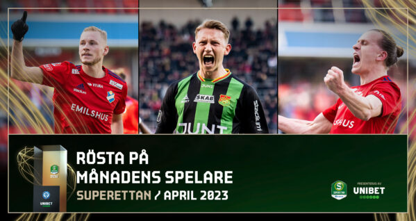De kan bli Månadens Spelare i april