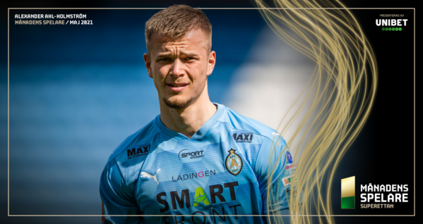 Alexander Ahl-Holmström är månadens spelare i maj