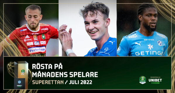 De kan bli Månadens Spelare i juli