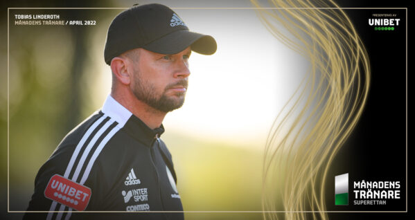 Tobias Linderoth är Månadens Tränare i april