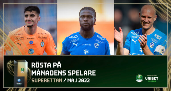 Nominerade till Månadens Spelare i maj