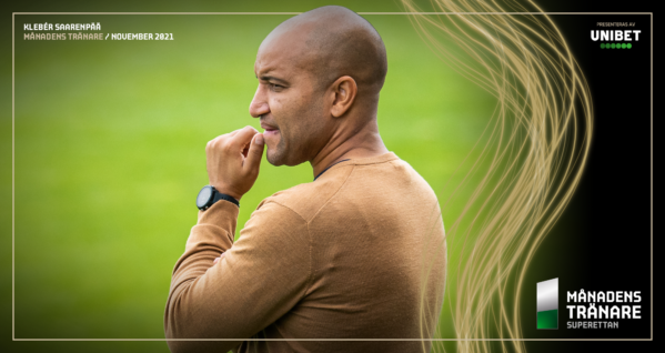 Klebér Saarenpää är Månadens Tränare i november