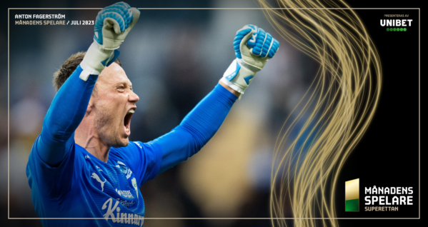 Fagerström utsedd till Månadens Spelare i juli