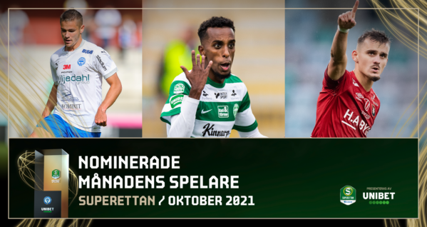 De kan bli Månadens Spelare och Tränare i oktober