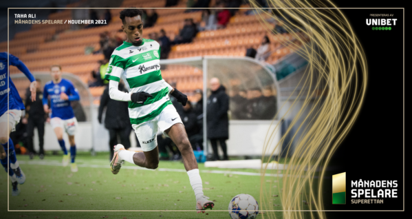 Taha Ali är Månadens Spelare i Superettan