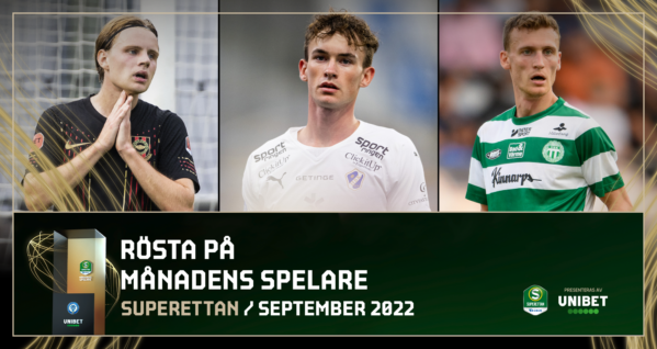 De kan bli Månadens Spelare i september