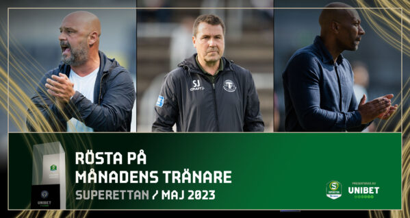 Nominerade till Månadens Tränare i maj