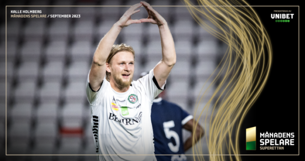 Kalle Holmberg är Månadens Spelare i september