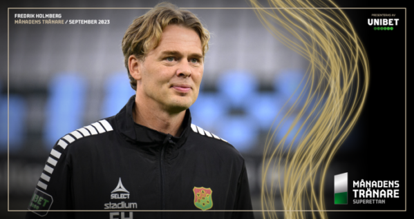 Fredrik Holmberg vinner Månadens Tränare igen