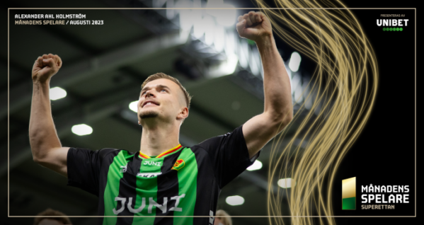 Alexander Ahl Holmström är Månadens Spelare