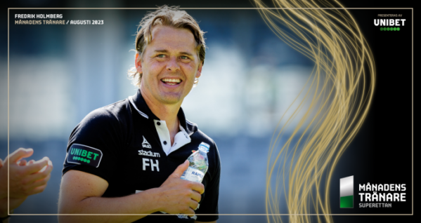Fredrik Holmberg vinner Månadens Tränare i augusti