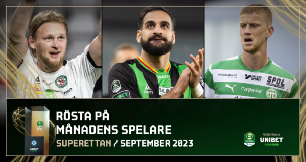 Trion som kan bli Månadens Spelare i september